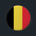 Chapa Redonda De 5 Cm Bélgica - Bandera nacional belga<br><div class="desc">Bandera nacional de Bélgica La bandera belga es una bandera tribanda vertical con rayas negras, amarillas y rojas. Se originó en 1830 como una bandera con bandas horizontales, introduciéndose las franjas verticales en 1831. La bandera nacional oficial tiene una proporción de 13:15, pero una versión de 2:3 es mucho más...</div>