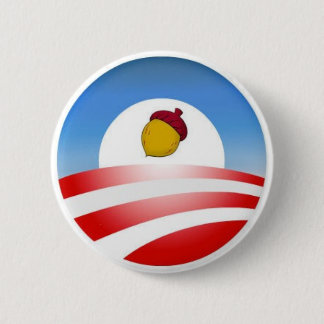 Chapa Redonda De 5 Cm Bellota de Obama