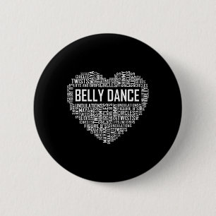 Chapa Redonda De 5 Cm Belly Dance Lover Regalo Belly Bailarina Regalos C