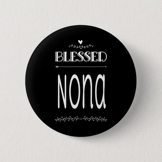 Chapa Redonda De 5 Cm Bendita abuela de Nona (Anverso)