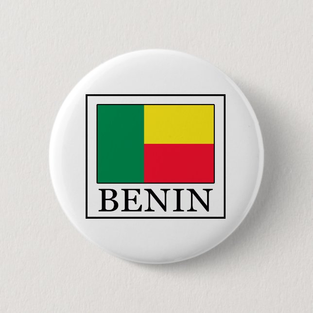 Chapa Redonda De 5 Cm Benín (Anverso)