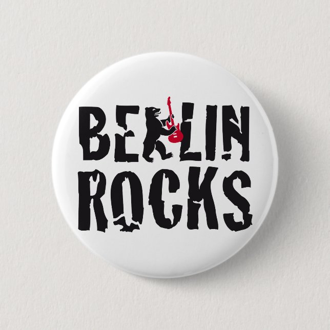Chapa Redonda De 5 Cm Berlín rocks (Anverso)
