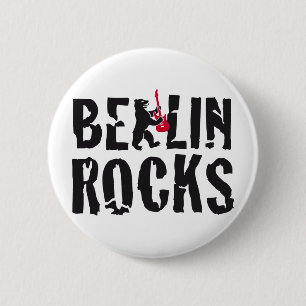 Chapa Redonda De 5 Cm Berlín rocks