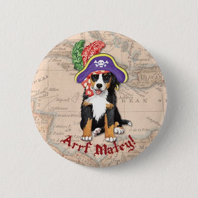 Chapa Redonda De 5 Cm Berner Pirate (Anverso)