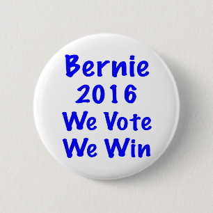 Chapa Redonda De 5 Cm Bernie 2016