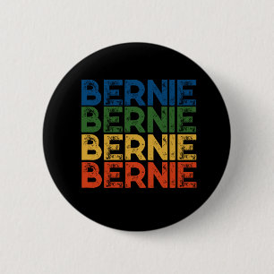 Chapa Redonda De 5 Cm Bernie 2020 Retro "Bernie Sanders" Bernie 2020