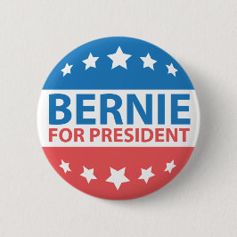 Chapa Redonda De 5 Cm Bernie Para Presidente