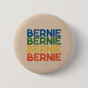 Chapa Redonda De 5 Cm Bernie Sander 2020 retro Bernie 2020