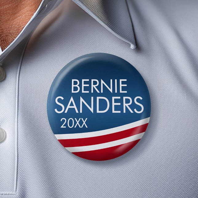 Chapa Redonda De 5 Cm Bernie Sanders - CAN change year 2024 (Bernie Sanders Campaign Button)