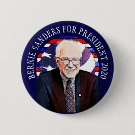 Chapa Redonda De 5 Cm Bernie Sanders para las elecciones presidenciales 