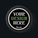 Chapa Redonda De 5 Cm beso de hershey®, único, elegante y minimalista, p<br><div class="desc">Este diseño es accesible para todos. Siéntase libre de personalizar del logotipo,  imágenes,  texto y colores según sus preferencias. Muchas gracias.</div>