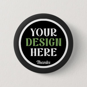 Chapa Redonda De 5 Cm beso de hershey®, único, elegante y minimalista, p