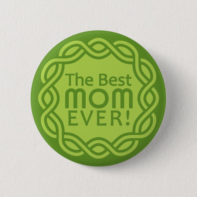 Chapa Redonda De 5 Cm BEST MOM button (Anverso)