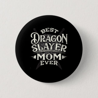 Chapa Redonda De 5 Cm Best Mom Ever Funny Mother's Day Rpg Gamer Women