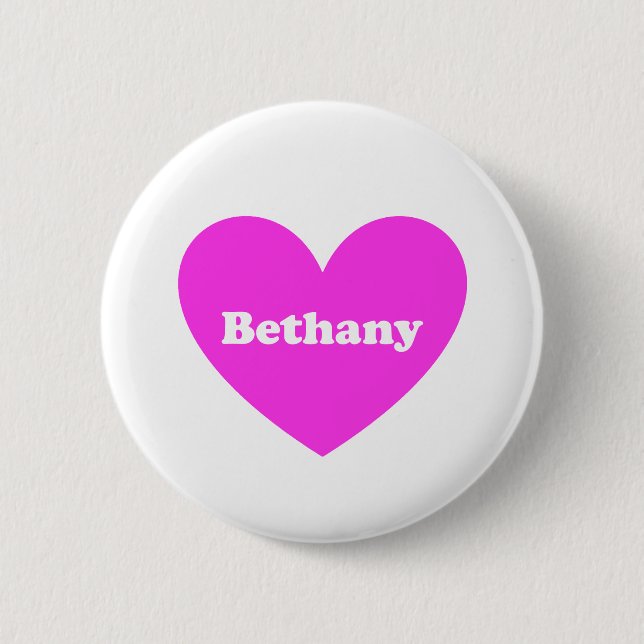 Chapa Redonda De 5 Cm Bethany (Anverso)
