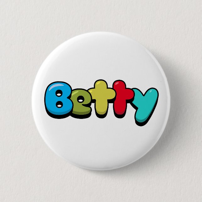 Chapa Redonda De 5 Cm Betty (Anverso)