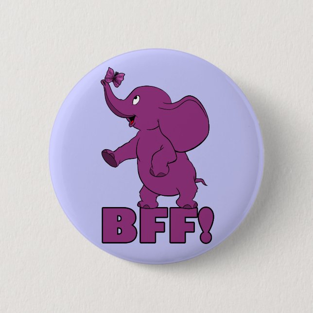 CHAPA REDONDA DE 5 CM ¡BFF! (Anverso)