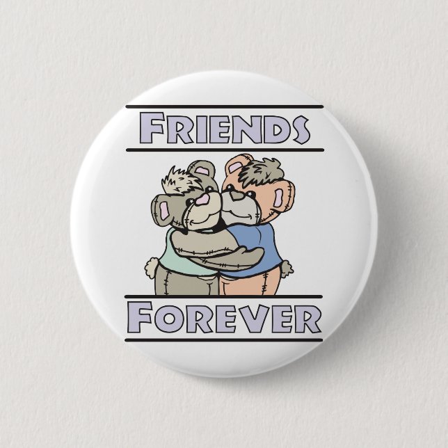 Chapa Redonda De 5 Cm bffs (Anverso)