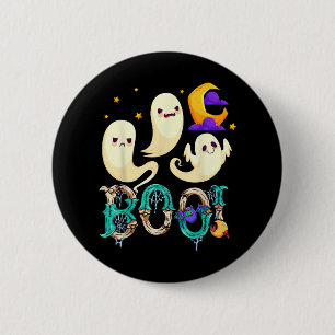 Chapa Redonda De 5 Cm Biblioteca de Halloween 13