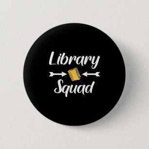 Chapa Redonda De 5 Cm Biblioteca Squad Teacher Book Avers es gracioso bi