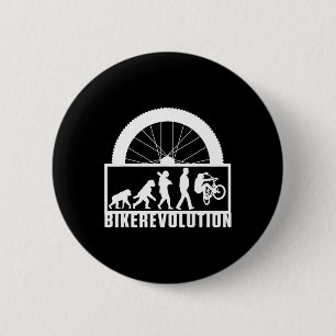 Chapa Redonda De 5 Cm Bici de Ciclista Evolución Bicicleta Bmx Mtb Monta