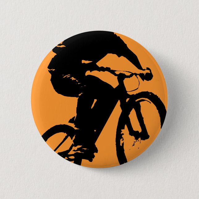 Chapa Redonda De 5 Cm Bicicleta (Anverso)