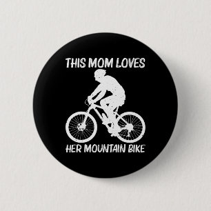 Chapa Redonda De 5 Cm Bicicleta de montaña para mamá madre MTB bicicleta