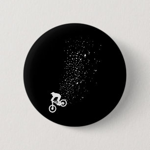 Chapa Redonda De 5 Cm Bicicleta de montaña - Regalo de ciclismo de desce