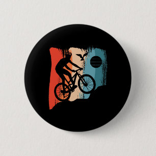 Chapa Redonda De 5 Cm Bicicleta de montaña retro bicicleta Mtb en bicicl