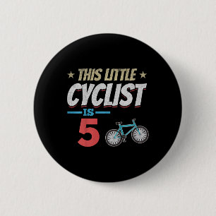 Chapa Redonda De 5 Cm Bicicleta para niños Este pequeño ciclista es el 5