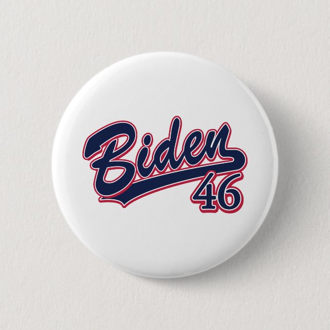 Chapa Redonda De 5 Cm Biden-46 (Anverso)