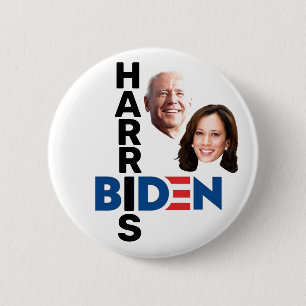 Chapa Redonda De 5 Cm Biden/Harris