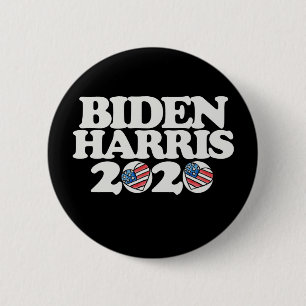 Chapa Redonda De 5 Cm Biden Harris 2020