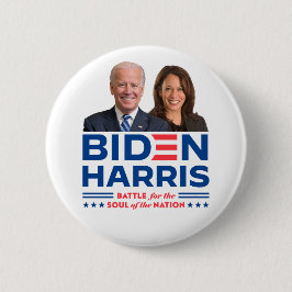 Chapa Redonda De 5 Cm Biden Harris 2020