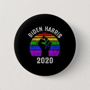 Chapa Redonda De 5 Cm Biden Harris 2020 Black Lives Problem Lgbt Gay Pri