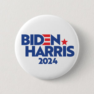 CHAPA REDONDA DE 5 CM BIDEN HARRIS 2024