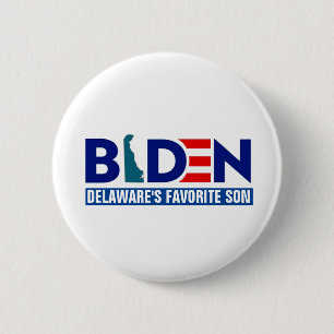 Chapa Redonda De 5 Cm Biden: Hijo favorito de Delaware