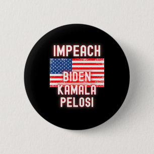 Chapa Redonda De 5 Cm Biden Kamala Pelosi despertó la victoria de los de