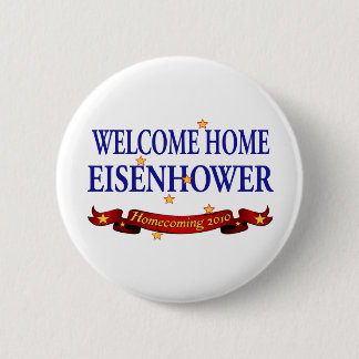 Chapa Redonda De 5 Cm Bienvenida Hogar Eisenhower