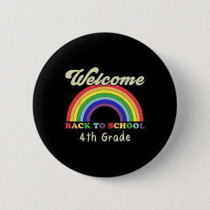 Chapa Redonda De 5 Cm Bienvenido Ck Al Colegio Profesor Estudiante Rai 4