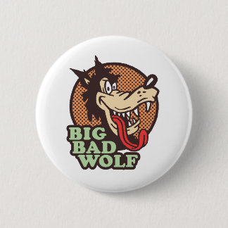 Chapa Redonda De 5 Cm Big Bad Wolf
