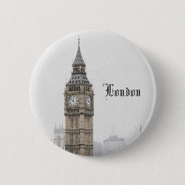 Chapa Redonda De 5 Cm Big Ben Londres (Acuarela)