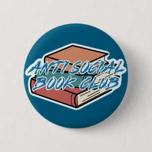 Chapa Redonda De 5 Cm Big Book Energy, club de libros antisociales