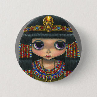 Chapa Redonda De 5 Cm Big Eye Cleopatra Chica Doll Cute