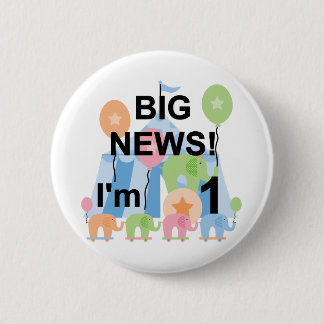 Chapa Redonda De 5 Cm Big News Circus Camisetas y regalos de cumpleaños