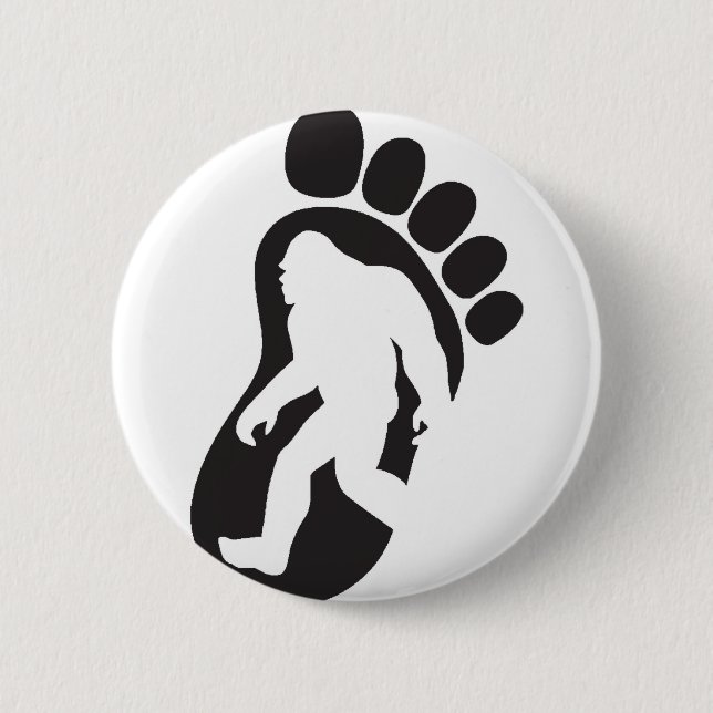 Chapa Redonda De 5 Cm Bigfoot (Anverso)