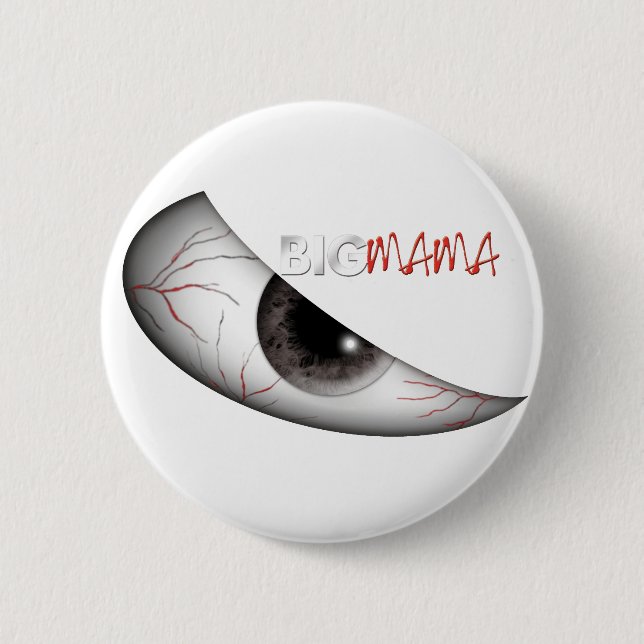 CHAPA REDONDA DE 5 CM BIGMAMA BUTTON WHITE (Anverso)
