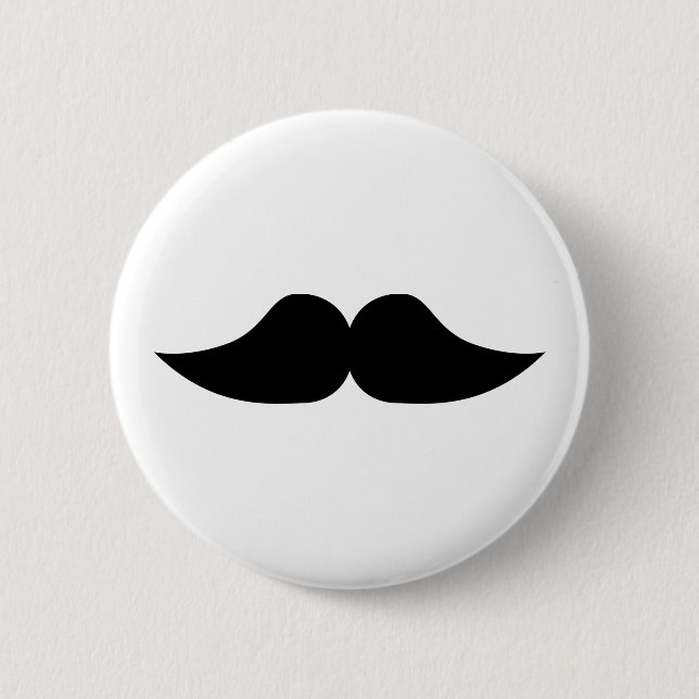 Chapa Redonda De 5 Cm Bigote (Anverso)