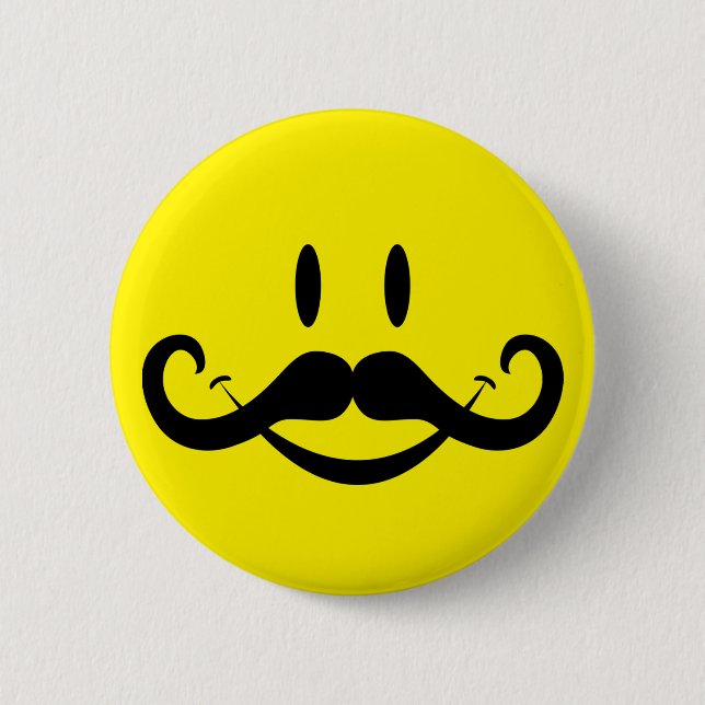 Chapa Redonda De 5 Cm Bigote del manillar (Anverso)