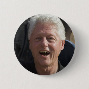 Chapa Redonda De 5 Cm Bill Clinton